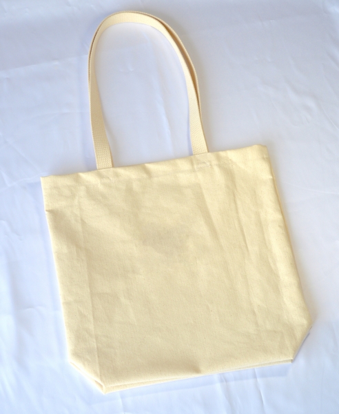 14.5"x14.5"x4" Cotton Canvas Tote (Made in Canada)