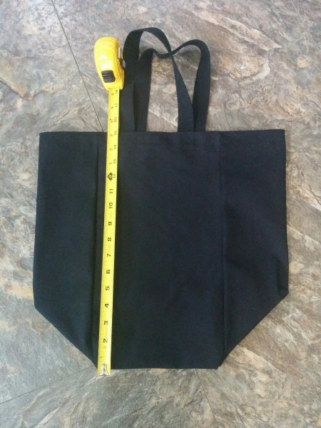 Cotton Canvas Cube Shopper Tote (Made in Canada)