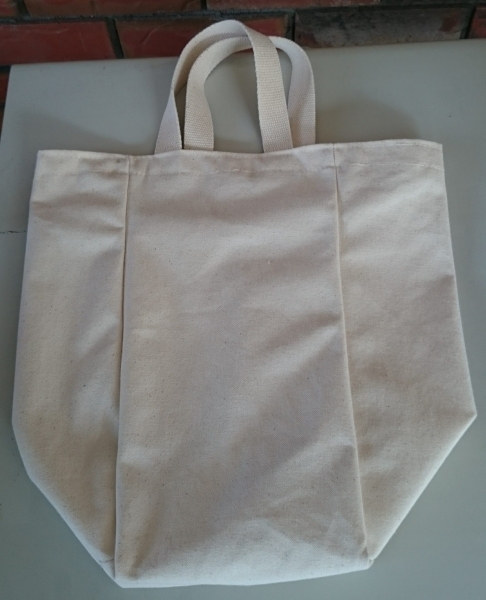 Made in Canada Cotton 4 bottle wine tote