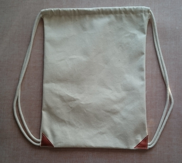 12" x 16" Cotton Canvas Cinch Bag