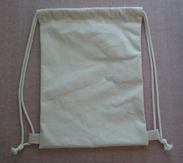 12" x 16" Cotton Canvas Cinch Bag