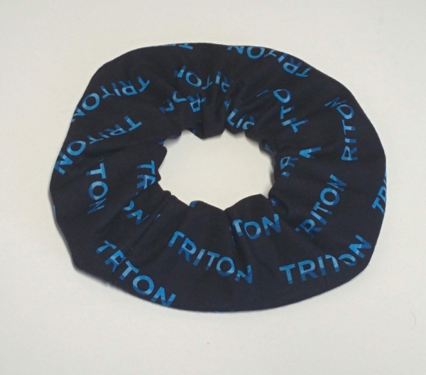 Sublimated hair scrunchies
