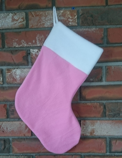 17" fleece stocking