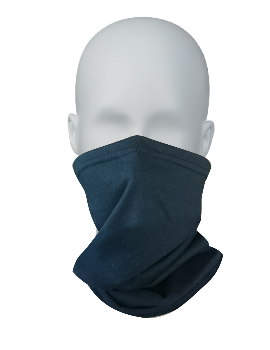 100% cotton single layer mid-length neck gaiter