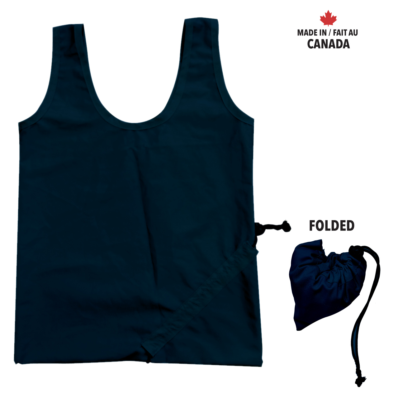 Made in Canada nylon folding bag