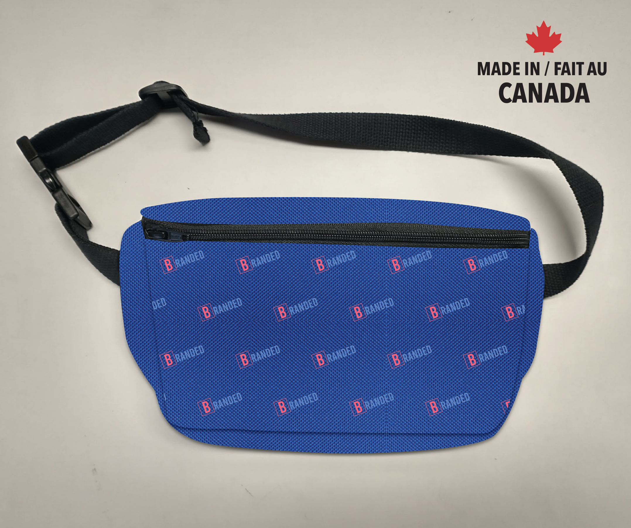 11"x5"x2" 600D PolyCanvas Fanny Pack